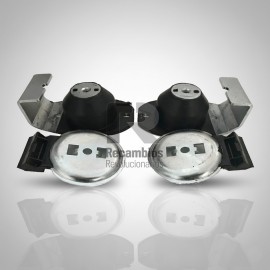 KIT SILENT BLOC + CHAPA LIGIER. 1120208 1120209