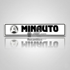 ADHESIVO PEGATINA PARAGOLPES DELANTERO MINAUTO 
