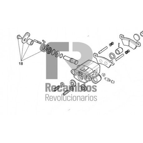 PALANCA PINZA DE FRENO MICROCAR  1003899